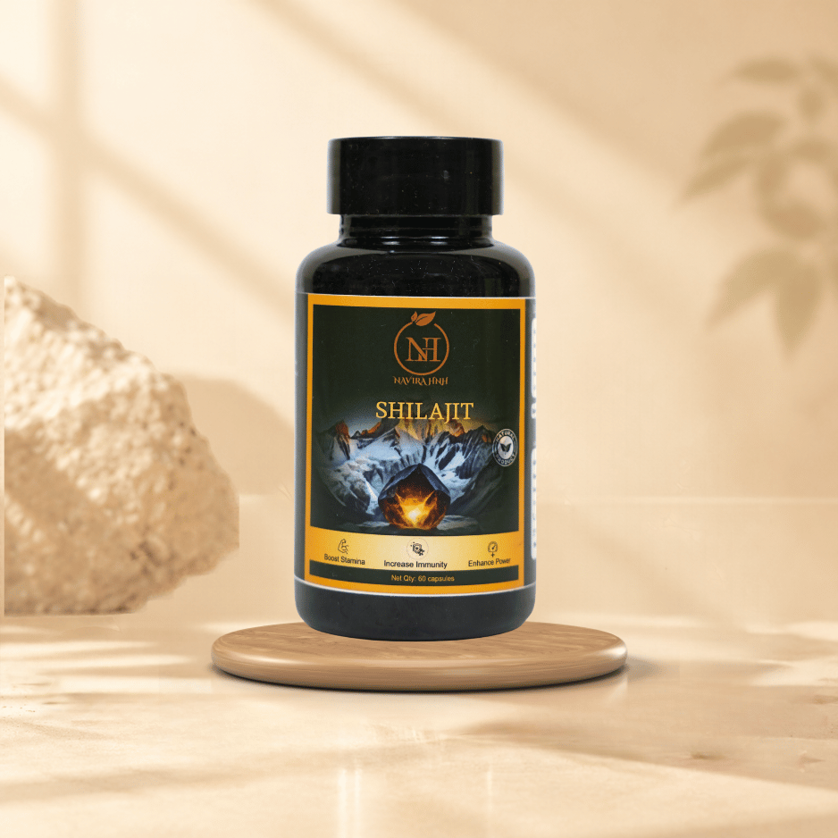 Navira HNH Shilajit Capsules | Purified Shilajit for Stamina & Energy Support | 60 Capsules
